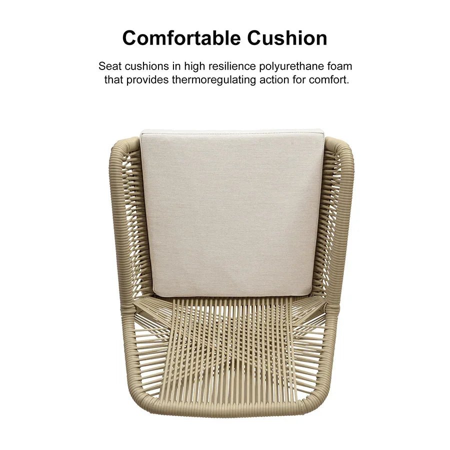 Modern Bar Stools Aluminum Bar Stool with Cushion for Indoor and Outdoor, Kitchen Island - Image 28