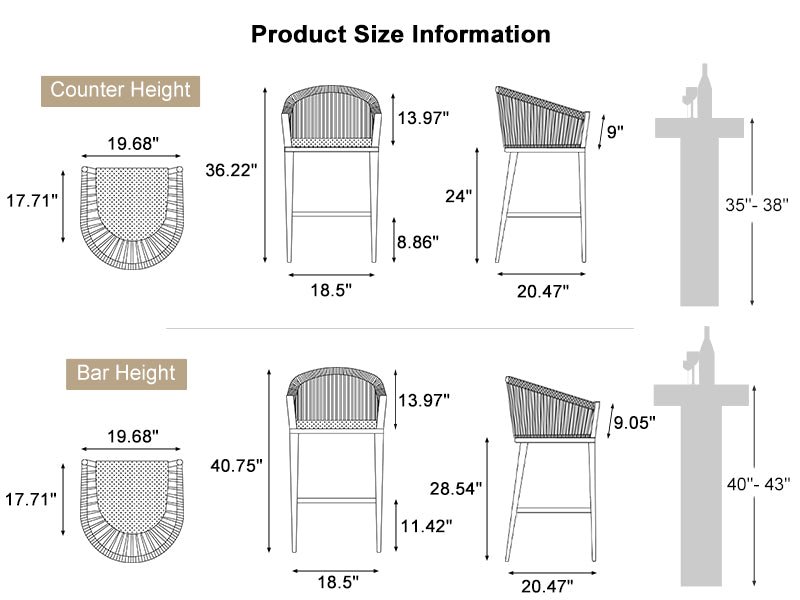 outdoor bar stools