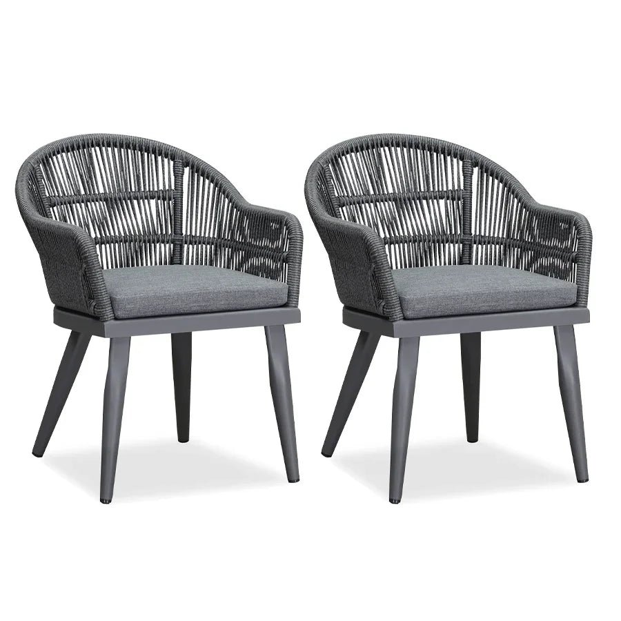 Outdoor Bar Stools Rattan Bar Stools Counter Stools with Back and Cushions  for Patio, Garden, Kitchen - Image 90