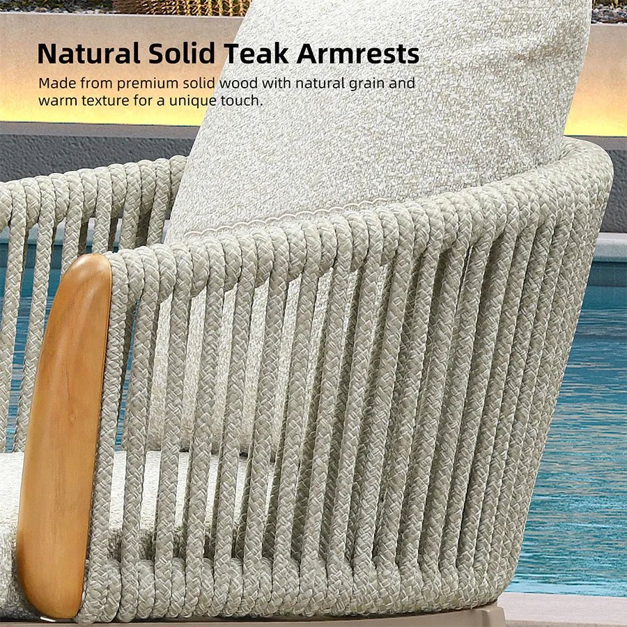 Hailar Outdoor Bar Stools Chair Modern Rattan Bar Stool with Back and Cushion for Balcony, Indoor or Outdoor, Kitchen Island - Image 10