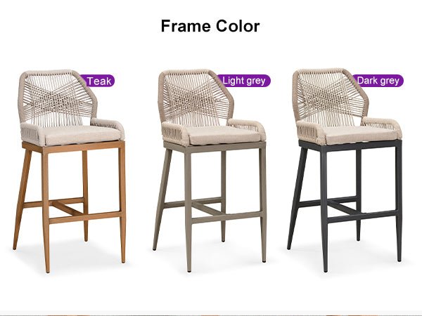 PURPLE LEAF Outdoor Bar Stools