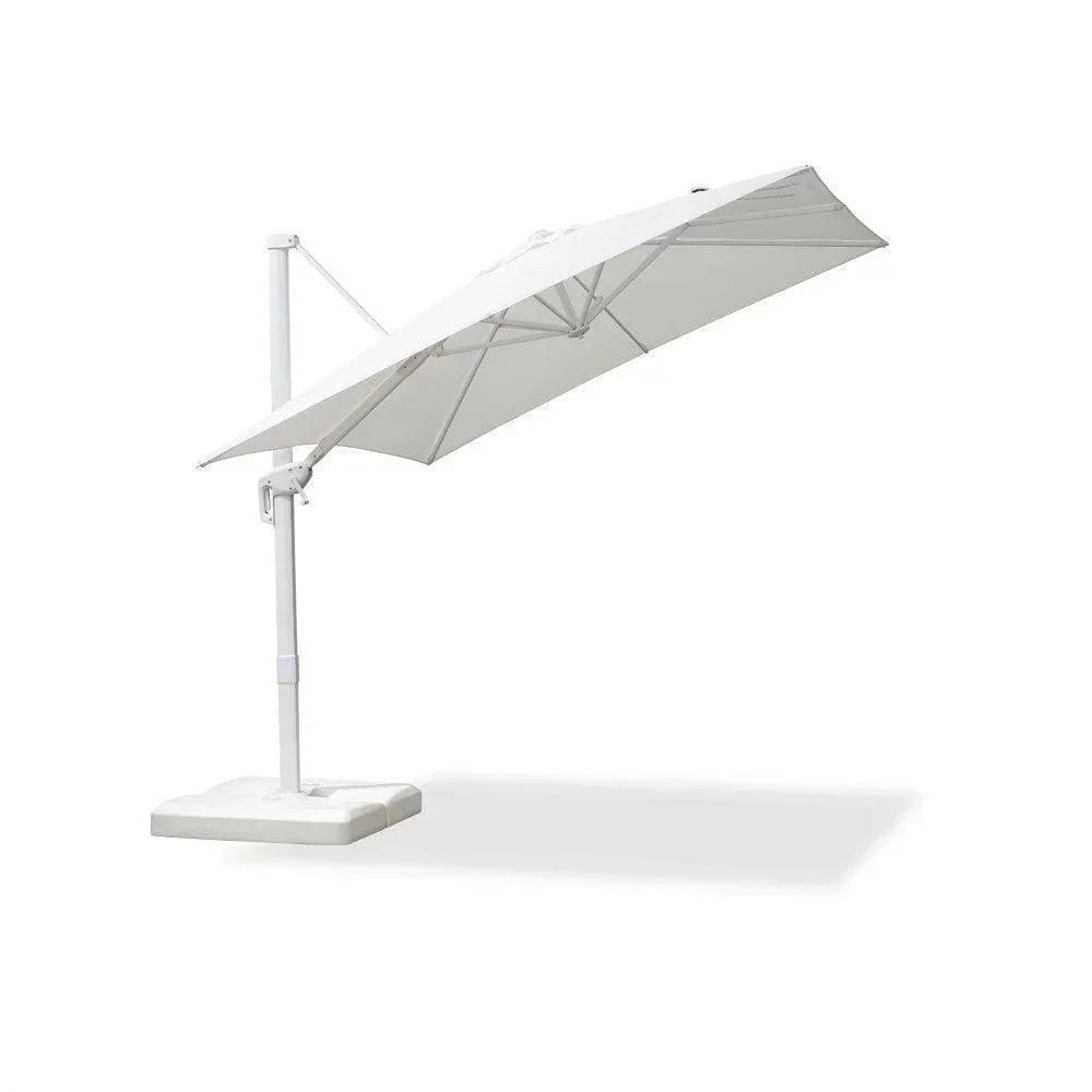 Morden White Outdoor Umbrella Premium Aluminum Patio Cantilever Pool Sun Umbrellas - Image 103