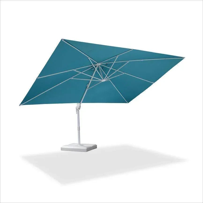 Morden White Outdoor Umbrella Premium Aluminum Patio Cantilever Pool Sun Umbrellas - Image 101