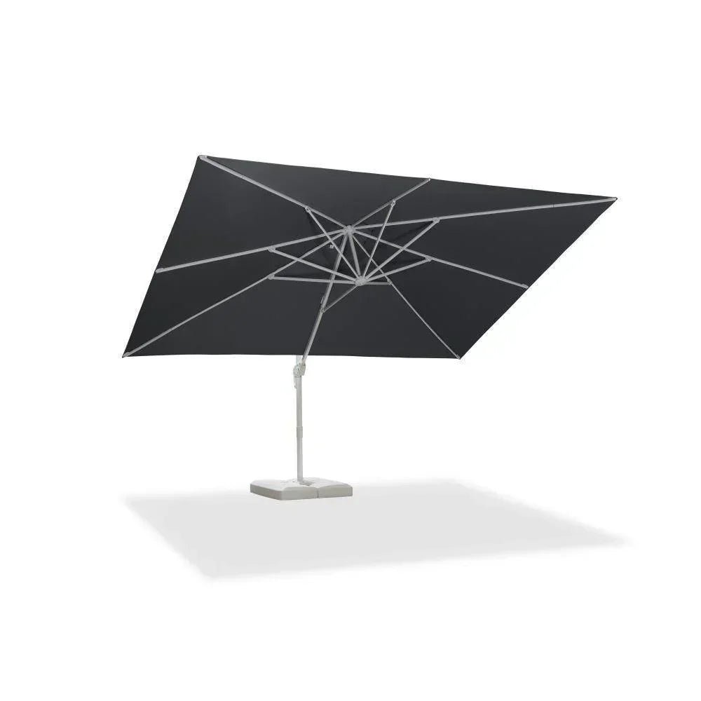 Morden White Outdoor Umbrella Premium Aluminum Patio Cantilever Pool Sun Umbrellas - Image 99